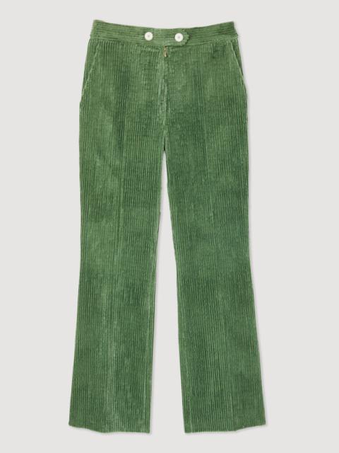 Sandro Corduroy straight-leg pants