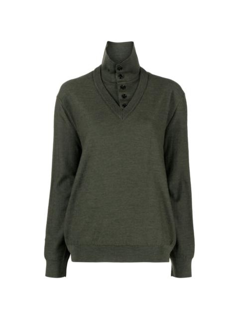 Lemaire layered polo jumper