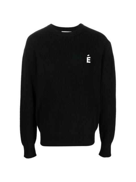 Étude Boris logo-patch sweatshirt