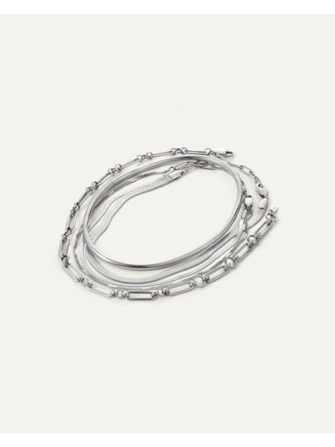 JENNY BIRD Statement Anklet Stack