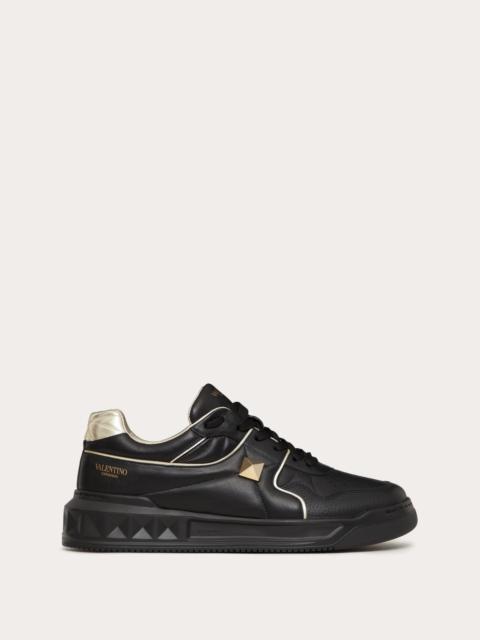 ONE STUD LOW-TOP SNEAKER IN NAPPA LEATHER