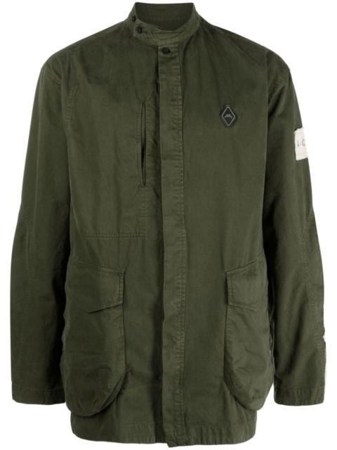 A-COLD-WALL* Ando logo-plaque cargo shirt