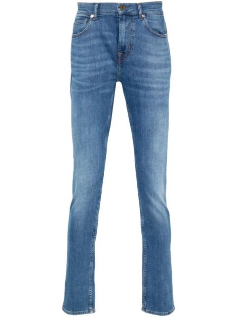 7 For All Mankind Paxtyn logo-patch jeans