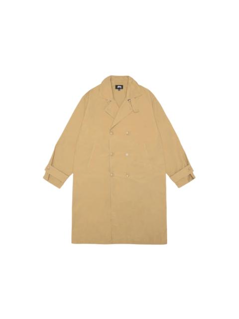 Stussy Lightweight Surfman Trench Coat Khaki