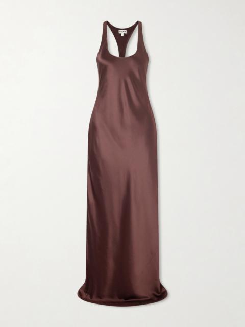 STAUD Juanita Satin Maxi Dress