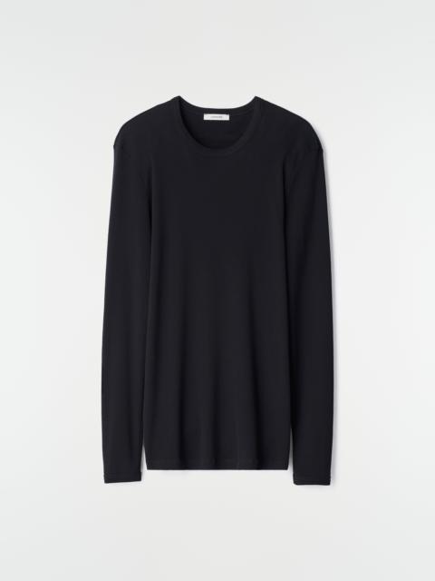 Lemaire LONG-SLEEVE TOP IN RIBBED JERSEY