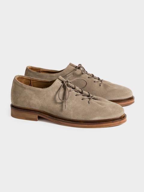 Jacques Solovière Jacques Solovière Edouard Lace-Up Dress Shoe in Beige Suede