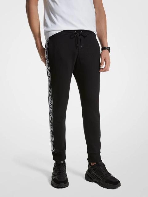 MICHAEL KORS Logo Tape Cotton Blend Joggers