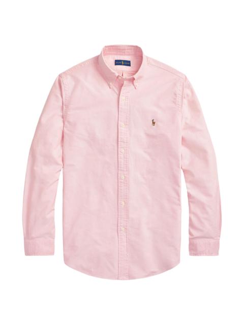 Polo Ralph Lauren Men's Custom-Fit Cotton Oxford Shirt - Pink