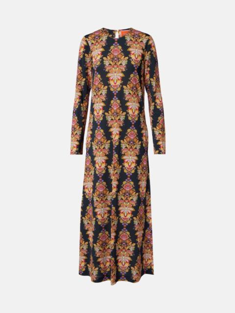 La DoubleJ Printed jersey maxi dress