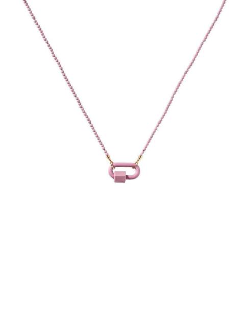 MARLA AARON Phosphosiderite Tone on Stone Rubber Lock Necklace