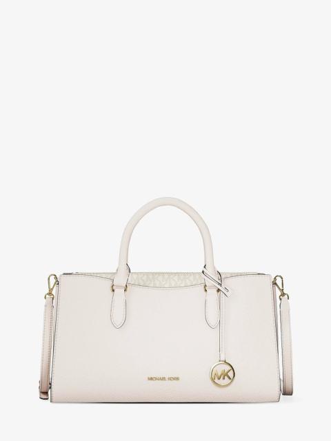 MICHAEL KORS Arden Medium Leather Top-Zip Satchel