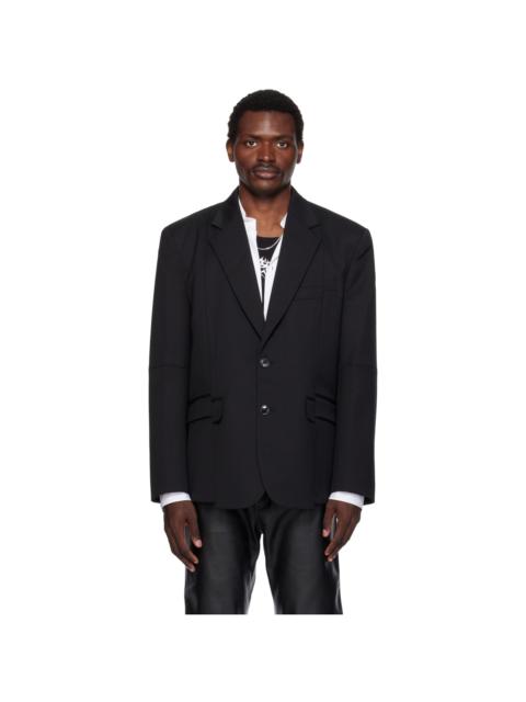 VETEMENTS Gray Cut-Up Tailored Blazer