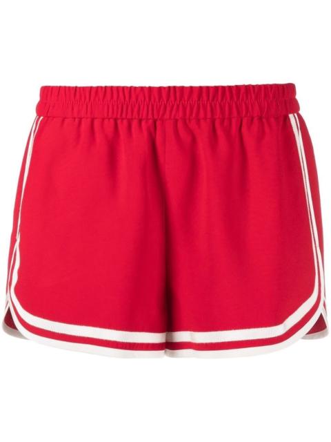 REDValentino stripe-trim shorts