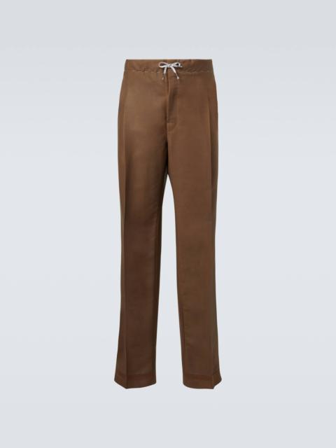Maison Margiela Mohair and wool straight pants