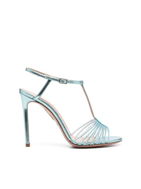 Amore Mio 105mm crystal sandals