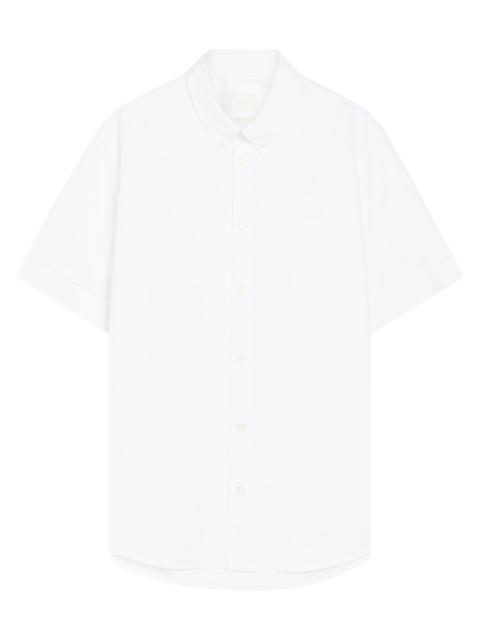 A.P.C. A.P.C. Jack Logo-embroidered Cotton Shirt
