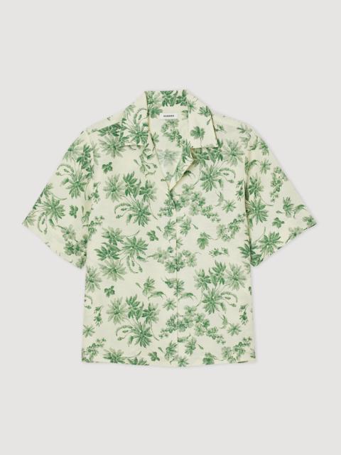 Sandro Loose printed shirt