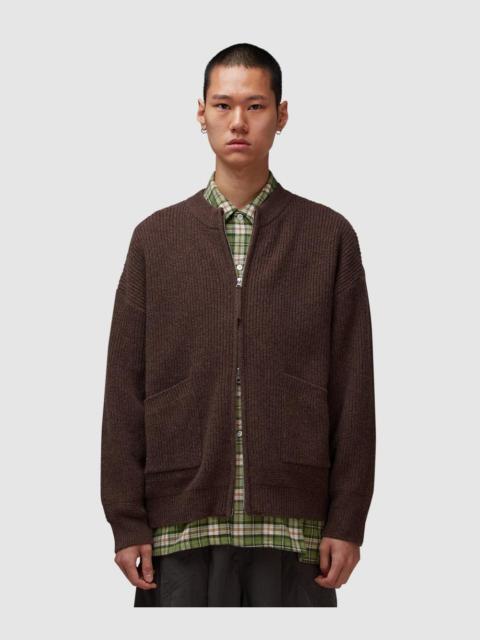 FrizmWORKS Wool deck zip up cardigan