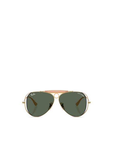 Ray-Ban x Dolce & Gabbana brow-bar pilot sunglasses
