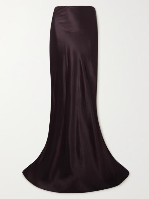 Ann Demeulemeester Madeleen Satin Maxi Skirt