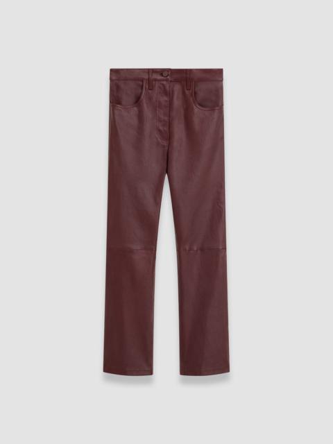 JOSEPH Duke Leather Stretch Trousers