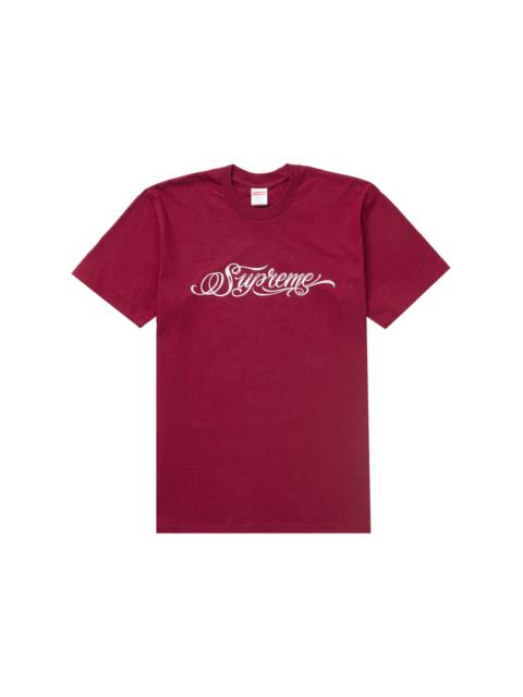 Supreme Supreme Script Tee Cardinal
