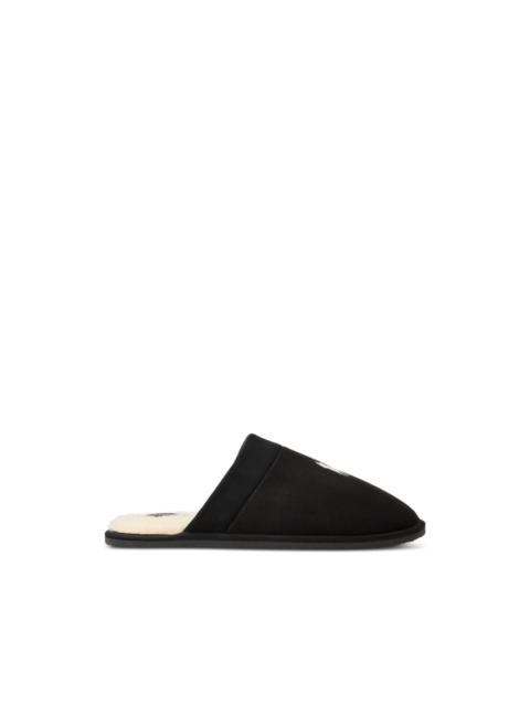 Polo Ralph Lauren embroidered-logo slippers