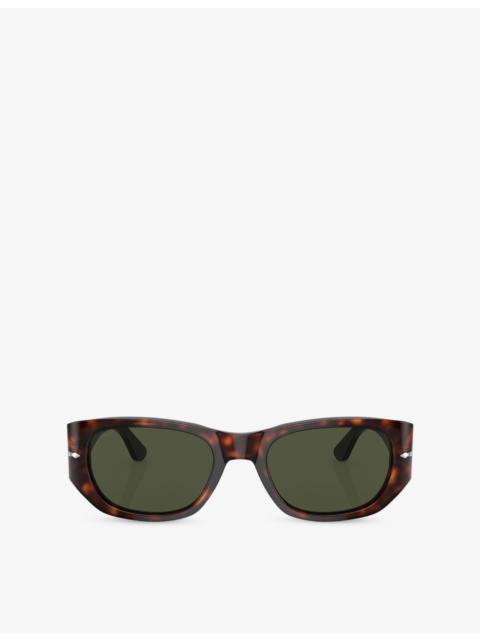 Persol PO3307S Pillow-Frame Acetate Sunglasses
