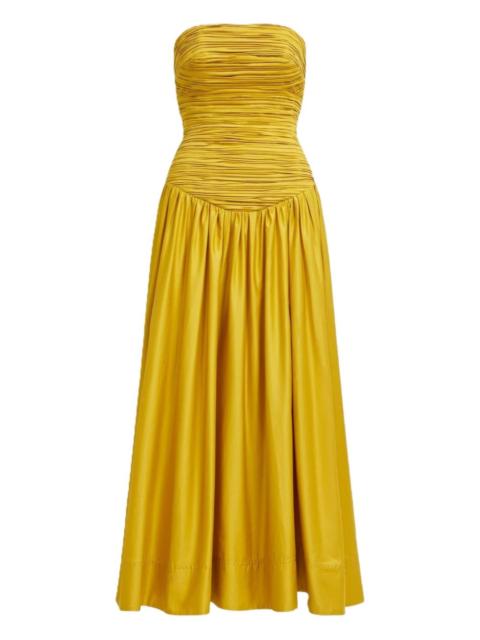 Aje. Marigold strapless pocket midi dress