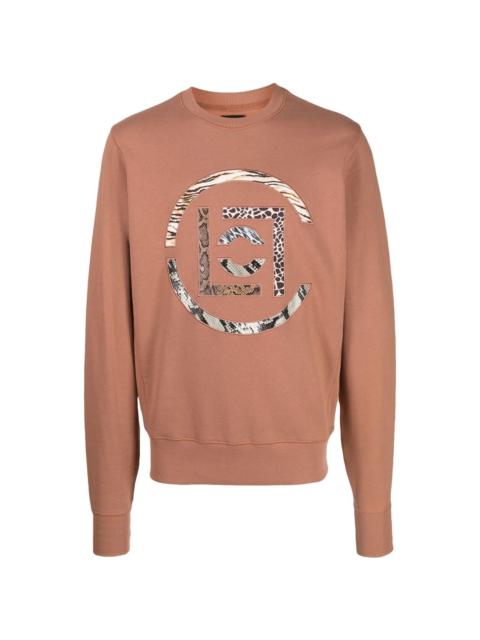 CLOT animal-print logo-patch sweatshirt