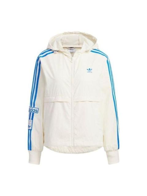 adidas (WMNS) adidas Always Original Windbreaker 'White Blue' IL6499