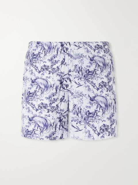 ORLEBAR BROWN Bulldog Passetto Straight-Leg Mid-Length Printed Swim Shorts