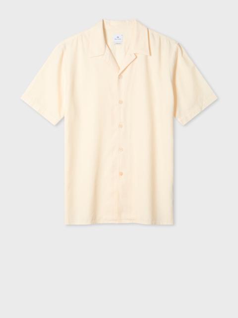 Paul Smith Casual-Fit Ecru Lyocell-Cotton Shirt