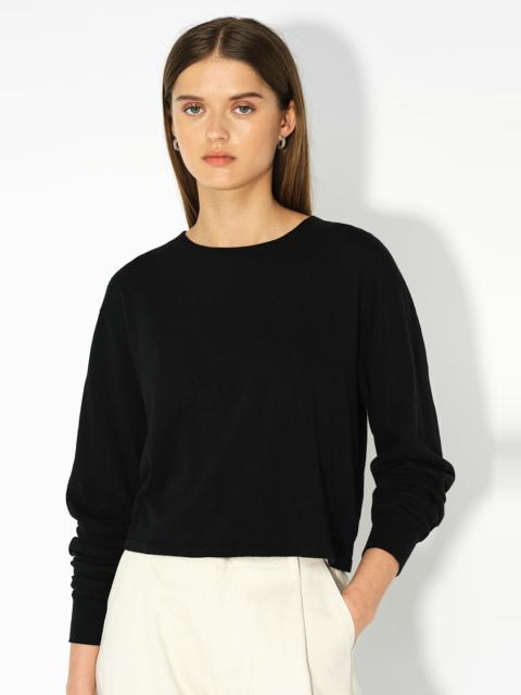 JERSEY LS CROPPED TEE