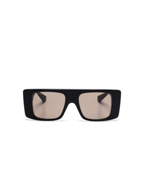 GUCCI rectangule-frame sunglasses