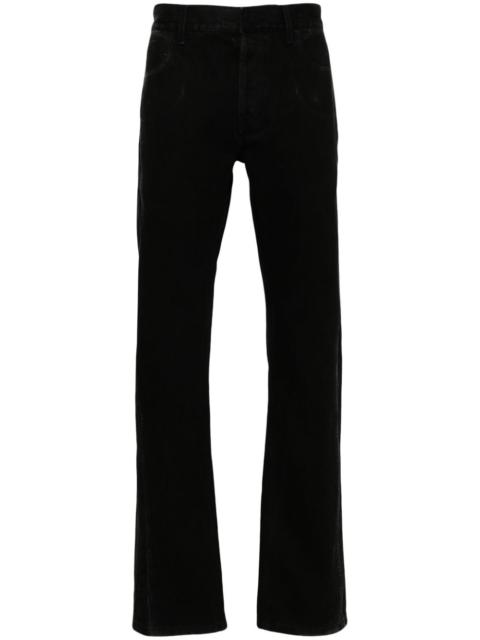 Alexander McQueen Ghostwash mid-rise straight jeans