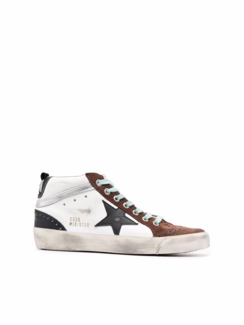 star-patch high-top sneakers