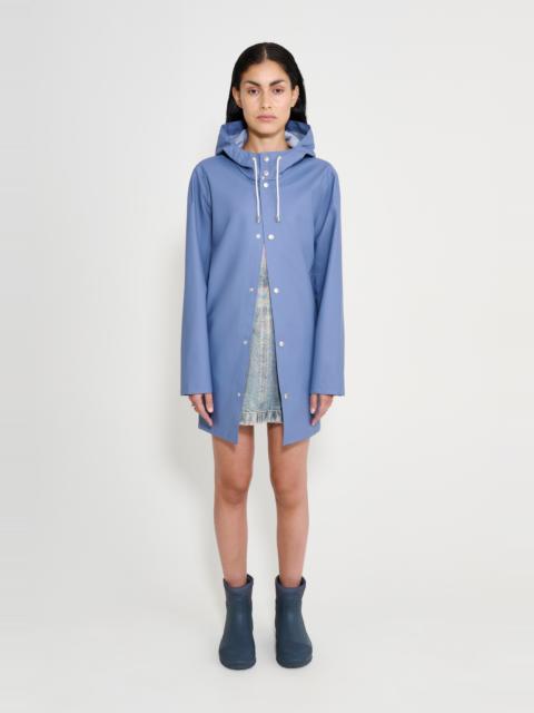 Stutterheim Stockholm Lightweight Raincoat Ash Blue