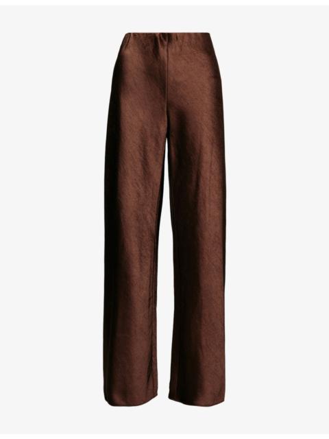 Vince Colette Wide-Leg Cotton Trousers