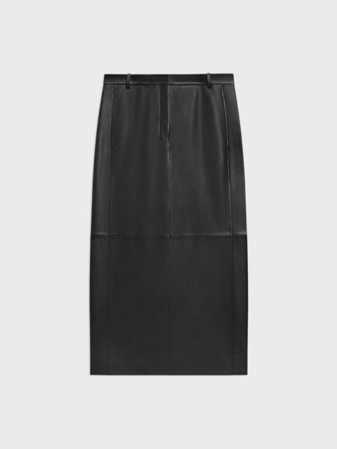 Trouser Skirt in Leather