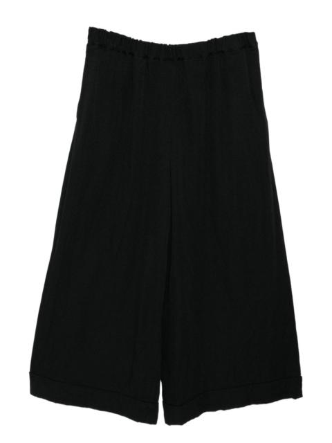 Comme des Garçons Comme des Garçons cuffed wide-leg trousers