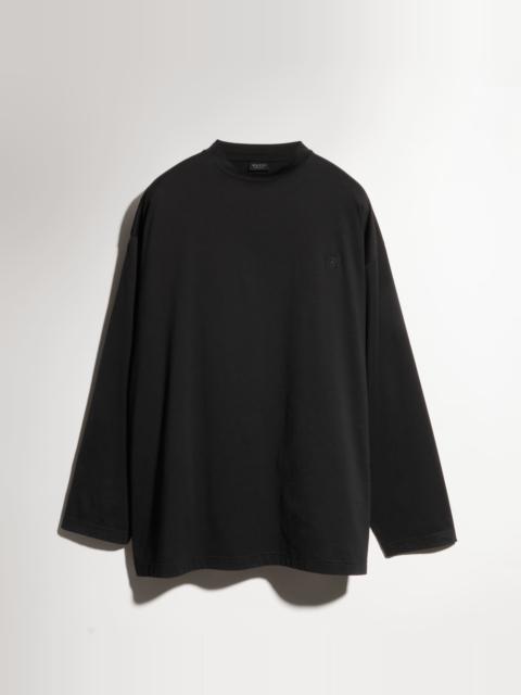 GUCCI Cotton silk T-shirt with embroidery