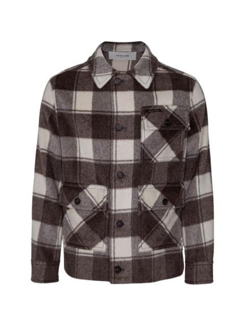 Golden Goose Journey check-pattern jacket