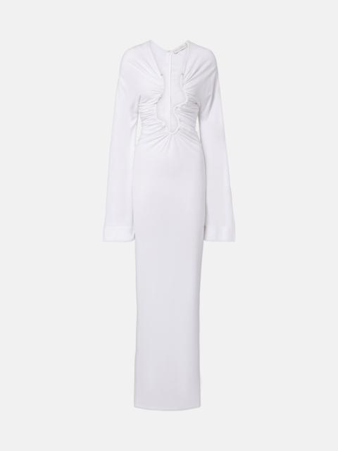 CHRISTOPHER ESBER Salacia ruched maxi dress