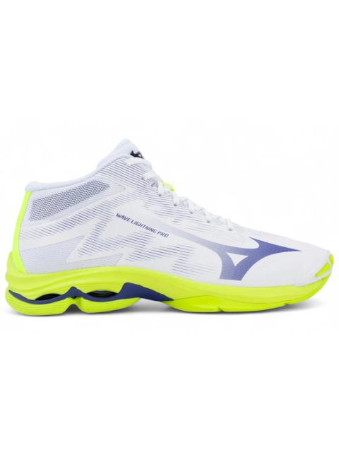 Mizuno Mizuno Wave Lightning Pro Mid White Lighting Yellow Dazzling Blue