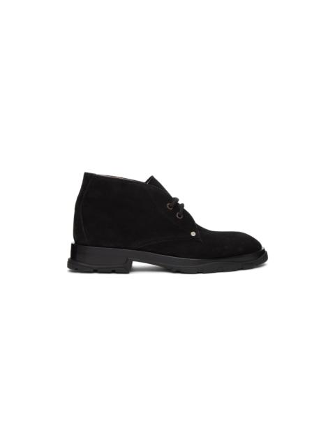 Alexander McQueen Black Suede Desert Boots