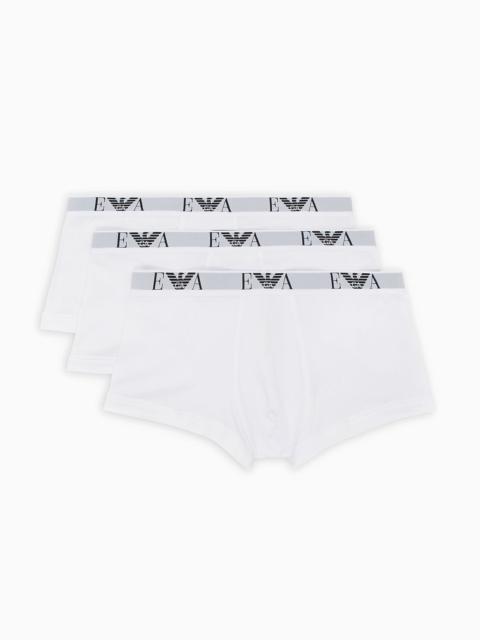 Three-pack of boxer briefs with essential monogram logo