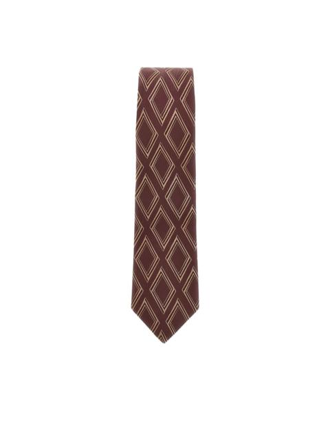 EMPORIO ARMANI diamond-patterned tie
