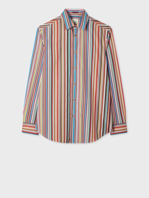 Paul Smith Regular-Fit 'Signature Stripe' Poplin Shirt